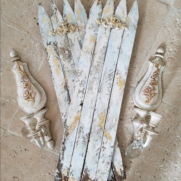 Vintage shabby chic candle holder - Picture 10 of 10